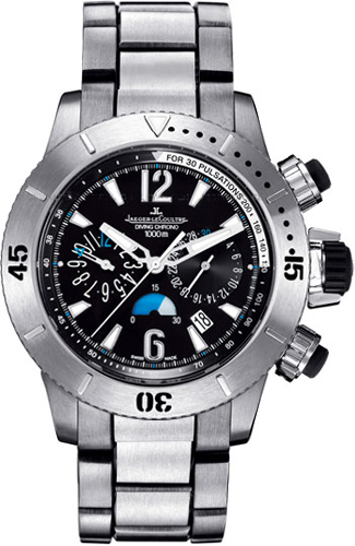 Jaeger LeCoultre Master Titanium Q186T170: Diver's Elegance Automatic Chronograph Watch