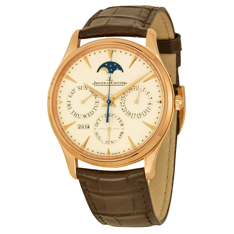 Jaeger LeCoultre Q1302520 18K Rose Gold Classic Chronograph Watch