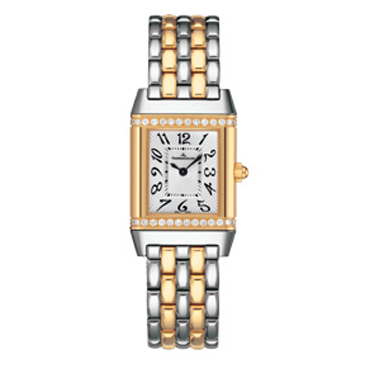 Jaeger-LeCoultre Ladies Reverso Steel Quartz Silver Dial Watch