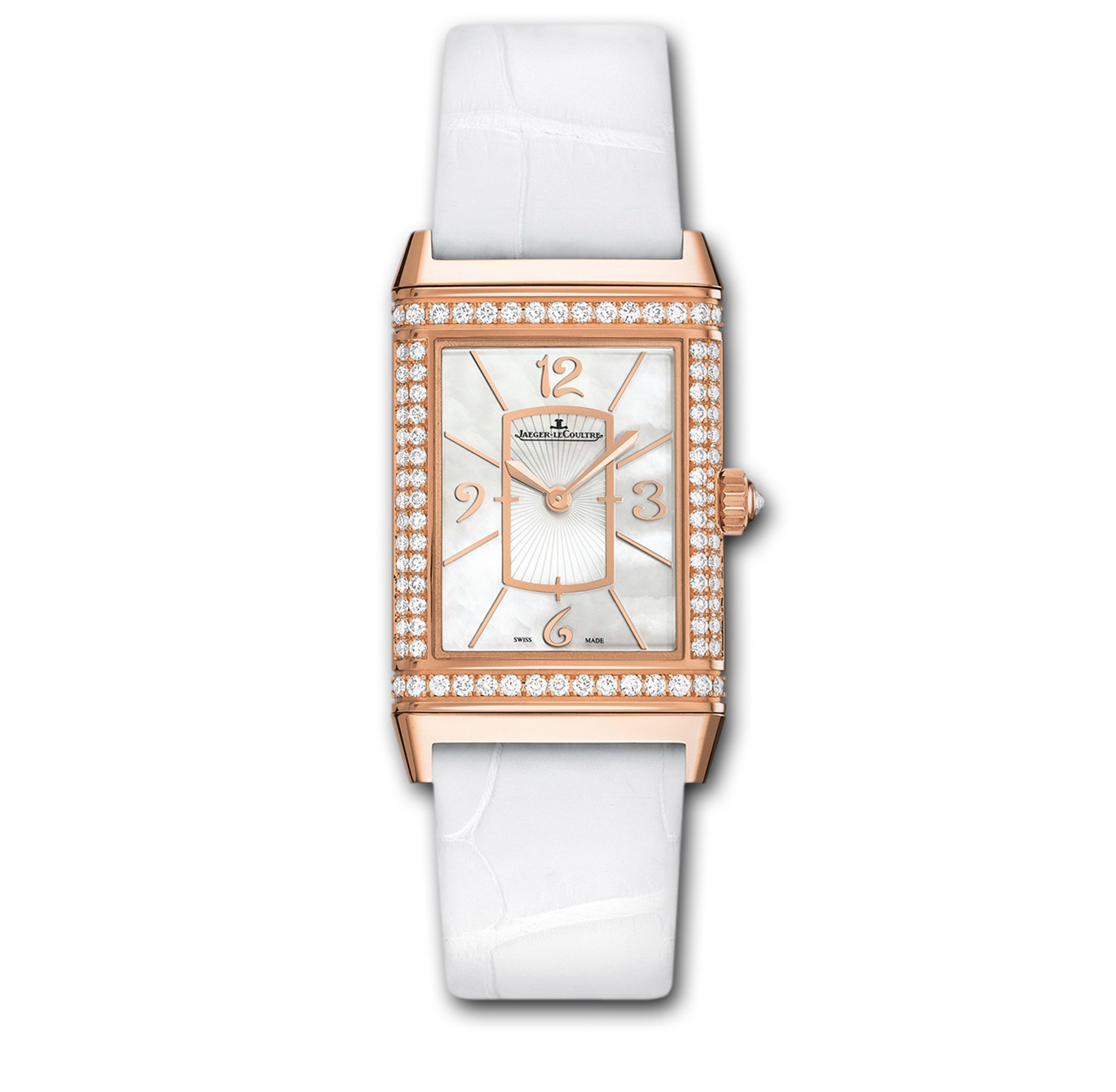Jaeger LeCoultre Q3212402 Pearl Mother Automatic Steel Watch