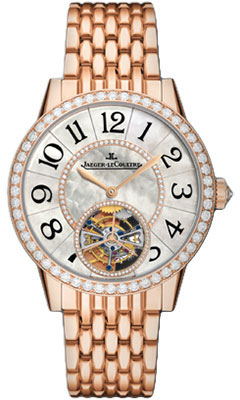 Jaeger LeCoultre Q3412105 Swiss Automatic Gold Bezel Chronograph Watch