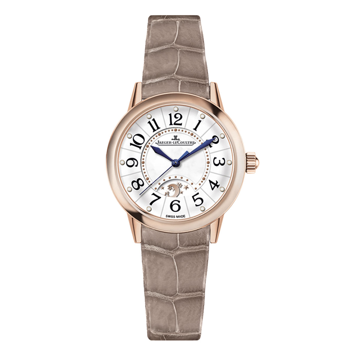 Jaeger LeCoultre Q3462490 Swiss Clone Automatic Chronograph Watch - Sleek Black Face