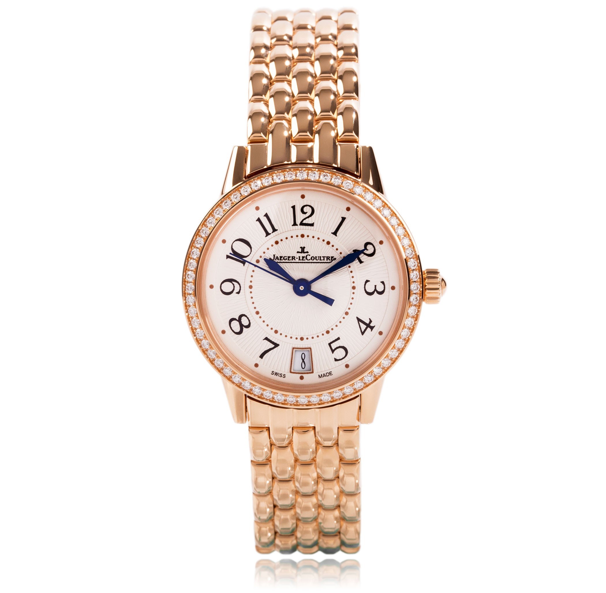 Jaeger LeCoultre Q3512120 Timepiece - Swiss Automatic - Polished Steel Case - Elegant White Dial Watch