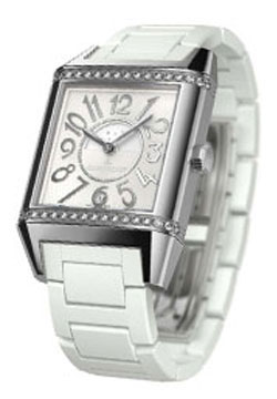Jaeger-LeCoultre Reverso Classic Ladies Steel Quartz Silver Dial Watch