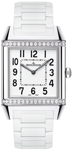 Jaeger LeCoultre Q7068721 Classic Diamond-Studded Automatic Steel Watch