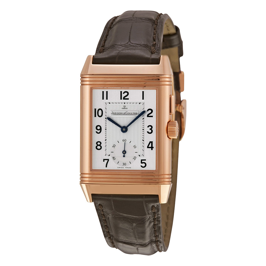 Jaeger LeCoultre Reverso Duo Swiss Clone, Automatic, 2-Timezones, Steel Case