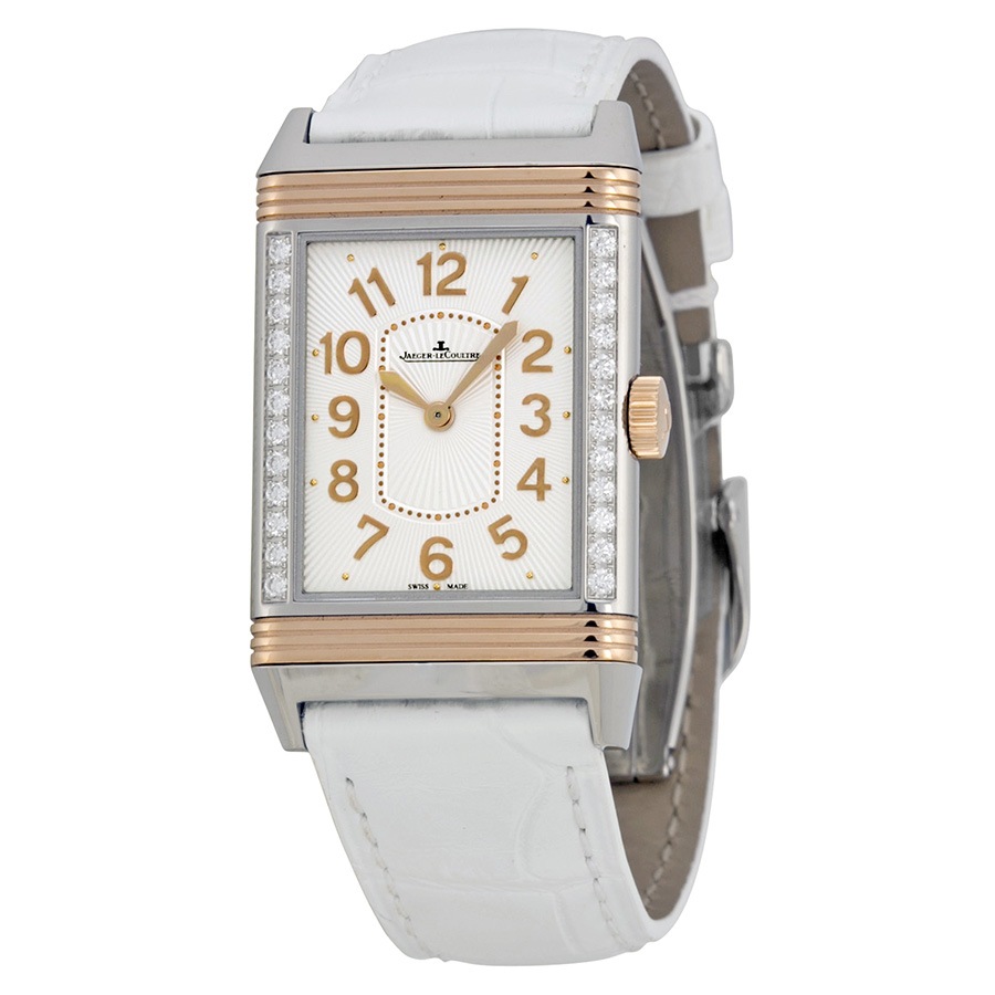 Jaeger LeCoultre Reverso Q3224420 Classic 18K Rose Gold & Stainless Steel Automatic Watch - Chic Design