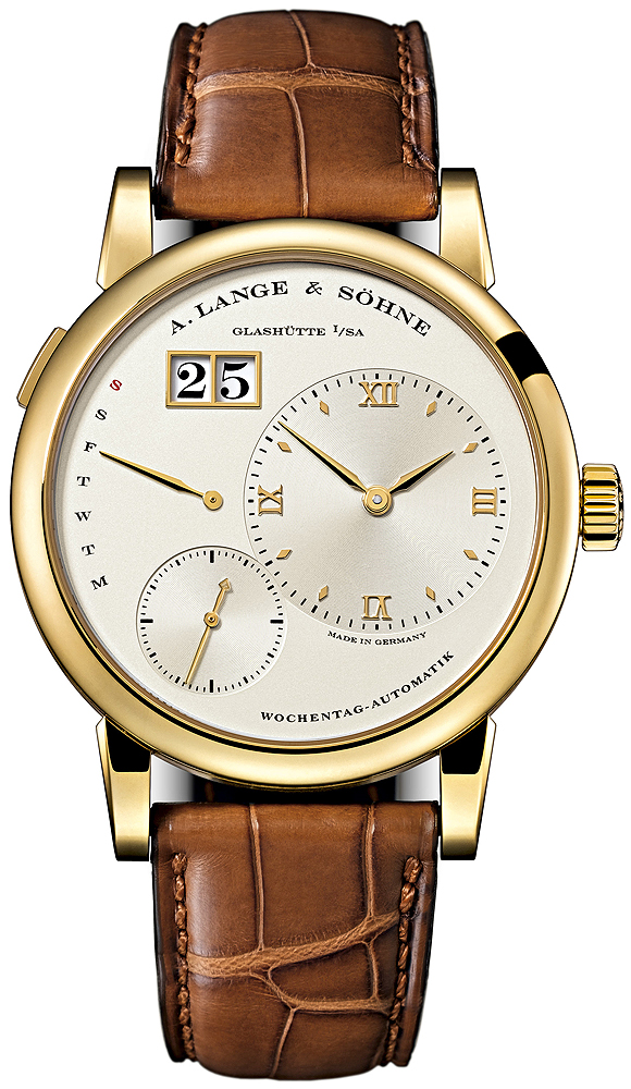 Lange Sohne 320.021 Imitation High Comp Chronograph Steel Champagne Face Watch
