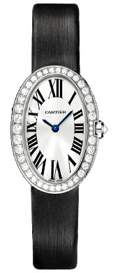 Cartier Baignoire WB520008 Imitation Silver Dial Watch with Swiss Clone Automatic Movement