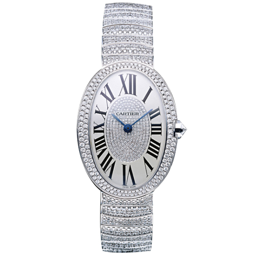 Cartier Baignoire 18kt White Gold Automatic Ladies Watch - Luxe Clad in Elegance