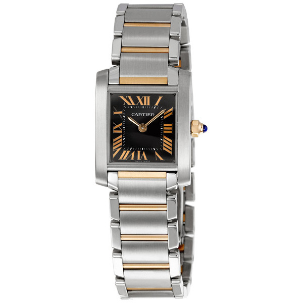 Cartier Tank W5010001 Imitation Automatic Chrome Dial Men's Watch
