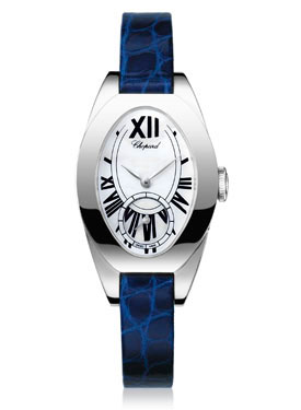 Chopard Classic 127228-1001 Imitation Stainless Steel Quartz Watch with Black Face