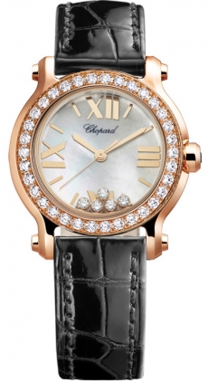 Chopard 27/4189-5005 Automatic Steel Rose Gold Case Sapphire Crystal Face Diver Watch