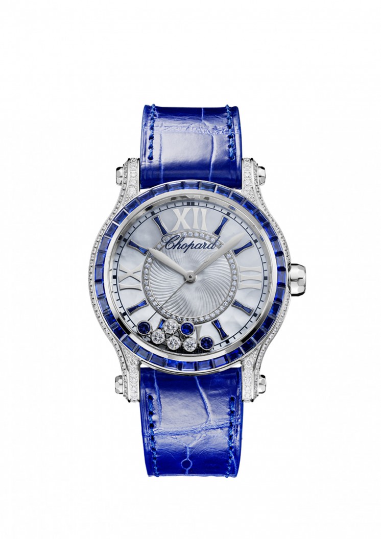Chopard Mother of Pearl & Diamond Watch – 274891-1003 Luxury Chronograph自动机械