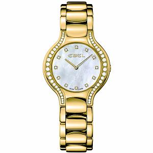 Ebel 1215874 18K Yellow Gold Chronograph Watch - Luxe Timepiece