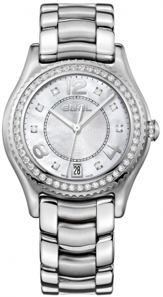 Ebel Classic Chronograph Quartz Men's Watch - Black Dial, Stainless Steel Case