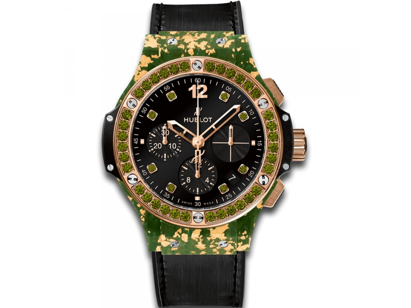 Hublot Big Bang Swiss Automatic Imitation Carbon Case Jet Black Face 50mm Watch