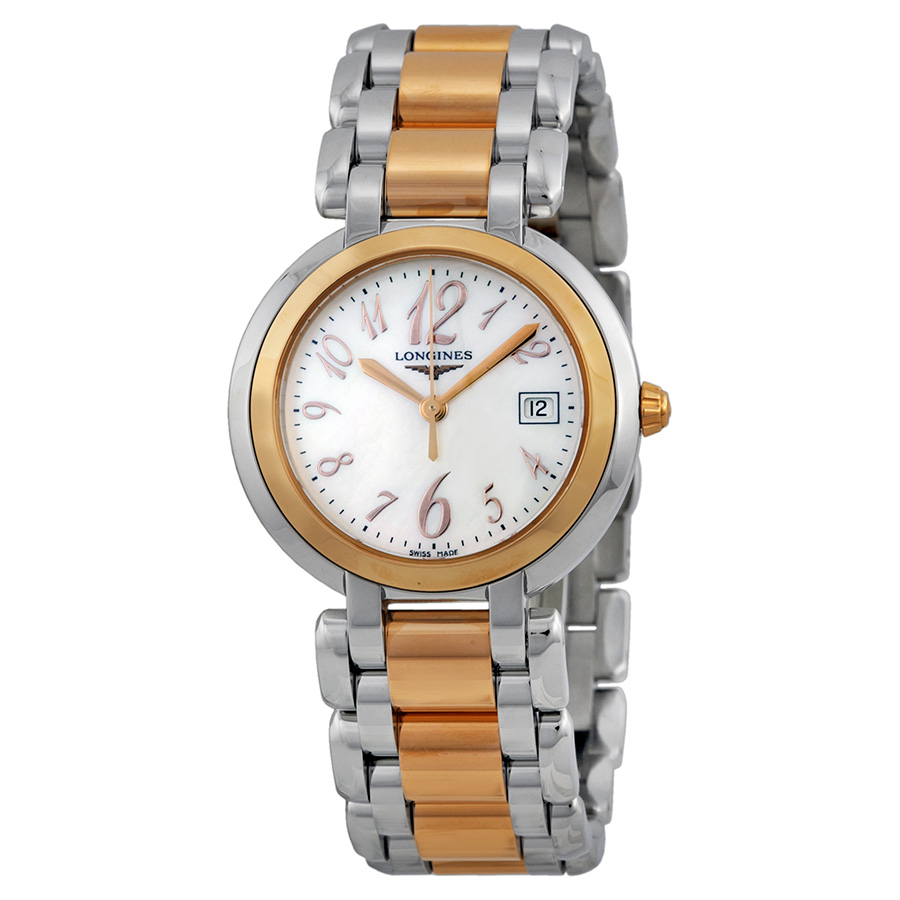 Longines L.8.112.5.83.6 Pearl Dial Watch, Automatic, Ladies' Classic Elegance
