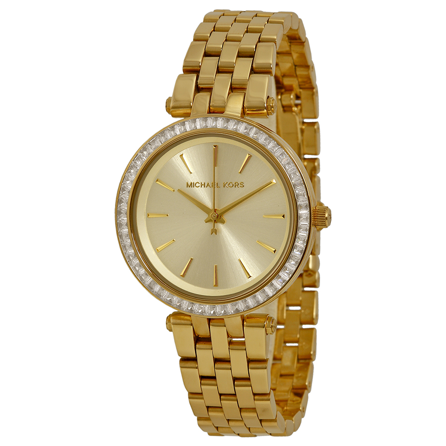 Michael Kors MK3365 Classic Chronograph Ladies Watch - Stainless Steel, Black Dial, 28mm