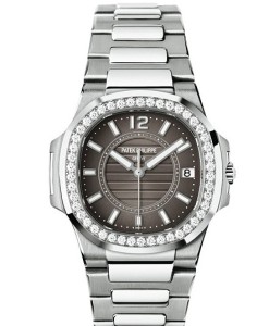 Patek Philippe Nautilus 7010/1G-010 18K White Gold Clone, Swiss Automatic Dive Watch