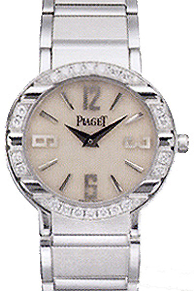 Piaget GOA30031 Imitation Swiss Automatic Gold Tone Ladies Watch