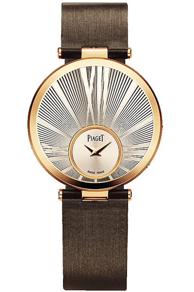 Piaget Swiss Automatic Gentlemen's Watch, Jet Black Dial, 42mm Stainless Steel