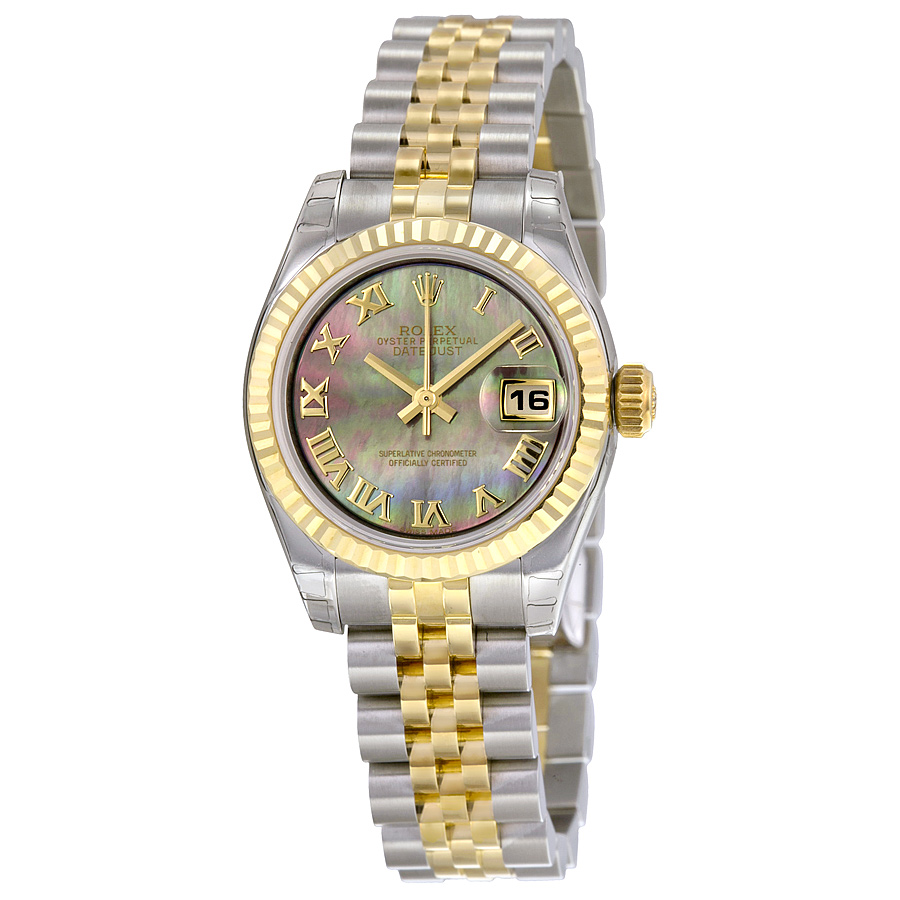 Rolex Datejust 36mm Steel & Rose Gold Diamond Dial Jubilee Watch