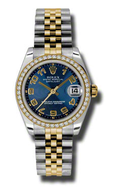Rolex Datejust Blue Dial Automatic 31mm Swiss Clone Watch