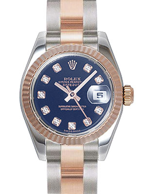 Rolex Datejust 179171 Blue Sapphire Dial Imitation Watch
