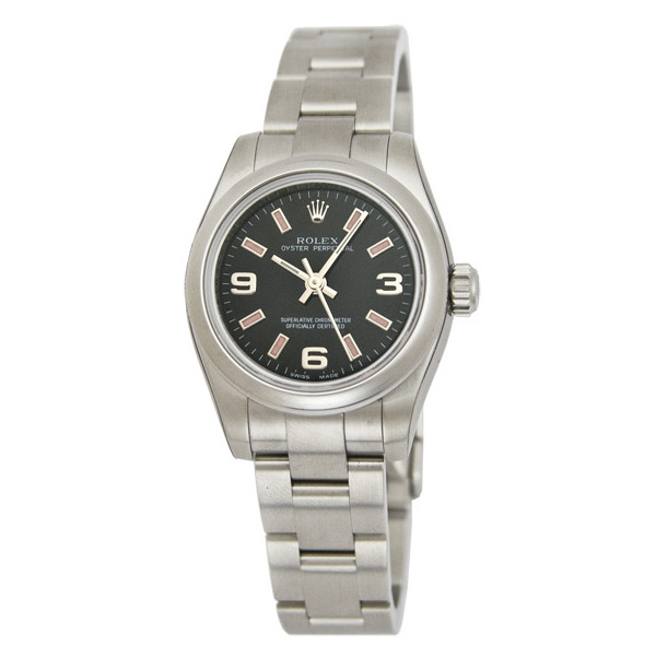 Rolex Oyster Perpetual No Date 41mm Black Steel Automatic Homage Watch