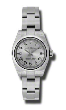 Classic Rolex Oyster Perpetual No Date 41mm Automatic Silver Case Jet Black Dial Reps Watch