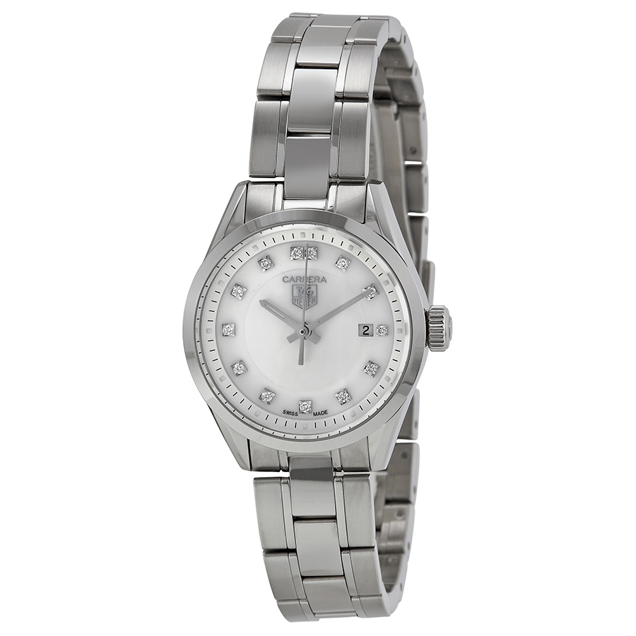 Tag Heuer Carrera Imitation White Mother of Pearl Automatic Chronograph Watch