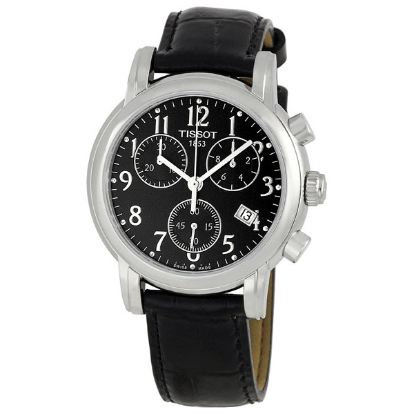 Tissot T050.217.16.052.00 Classic Black Chronograph Watch
