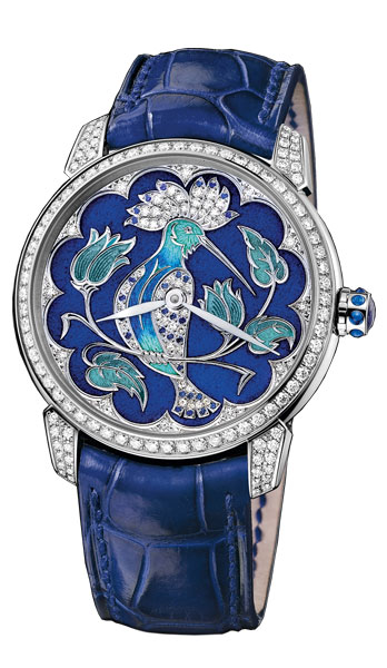 Ulysse Nardin HU Huppe Diamond Accented Watch - Automatic Swiss Movement 41mm Rose Gold Case