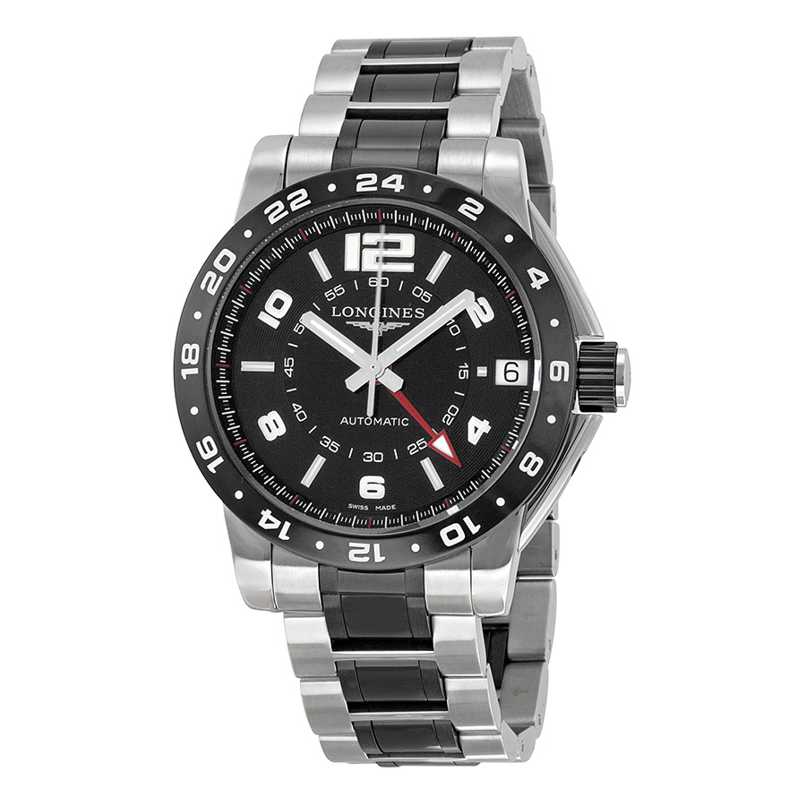 Longines Admiral Chronograph Dive Watch - Jet Black Dial 43mm Auto