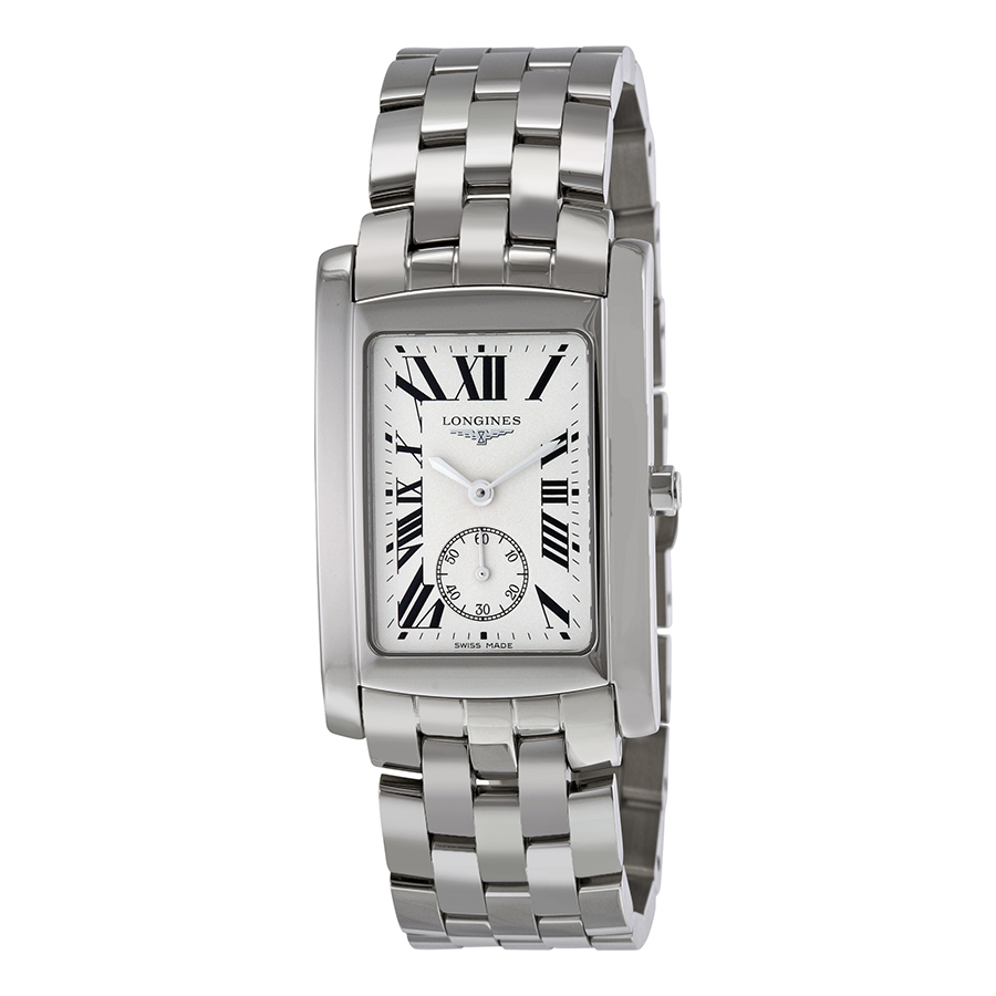 Longines DolceVita L5.655.4.71.6 Imitation Swiss Automatic Silver Watch with Black Dial & Bezel
