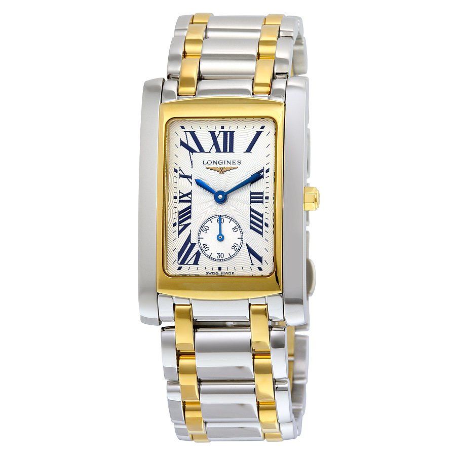 Longines DolceVita L5.655.5.70.7 Lady's Watch - Elegant Gold-Tone Case, Swirl Dial, Automatic Movement