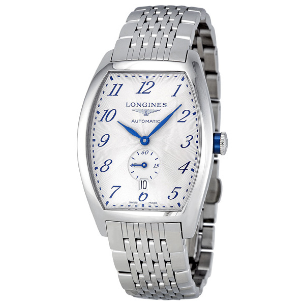 Longines Evidenza L2.642.4.73.6 Imitation Silver Watch with Flinque Dial