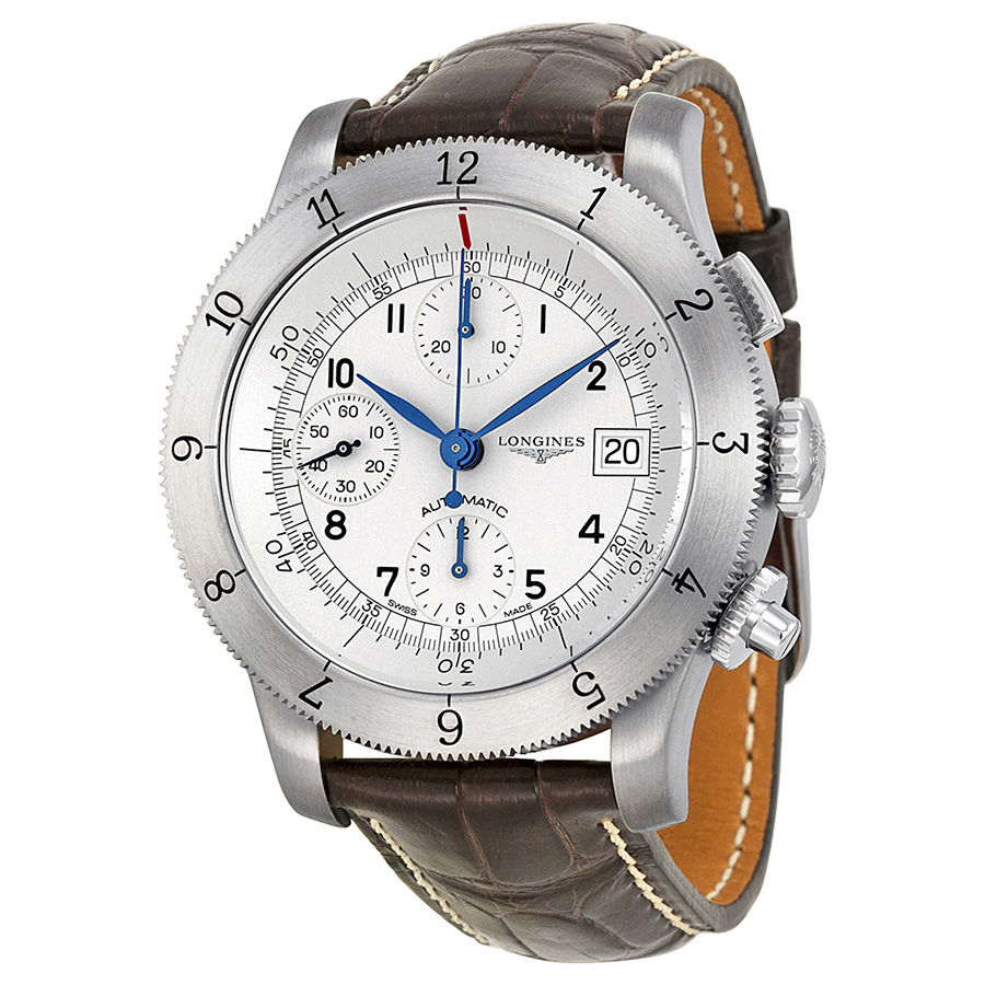 Longines Heritage 41mm Stainless Steel Automatic Chronograph Watch