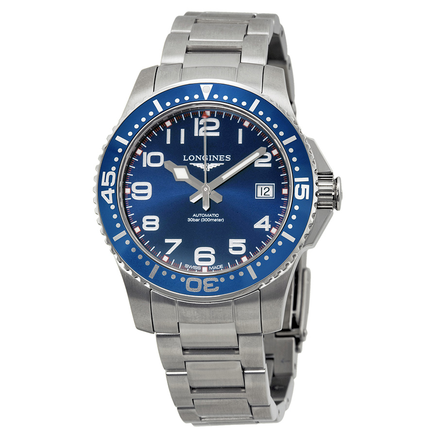 Longines HydroConquest Dive Chrono L36944036 Blue Water Resistant Steel Watch