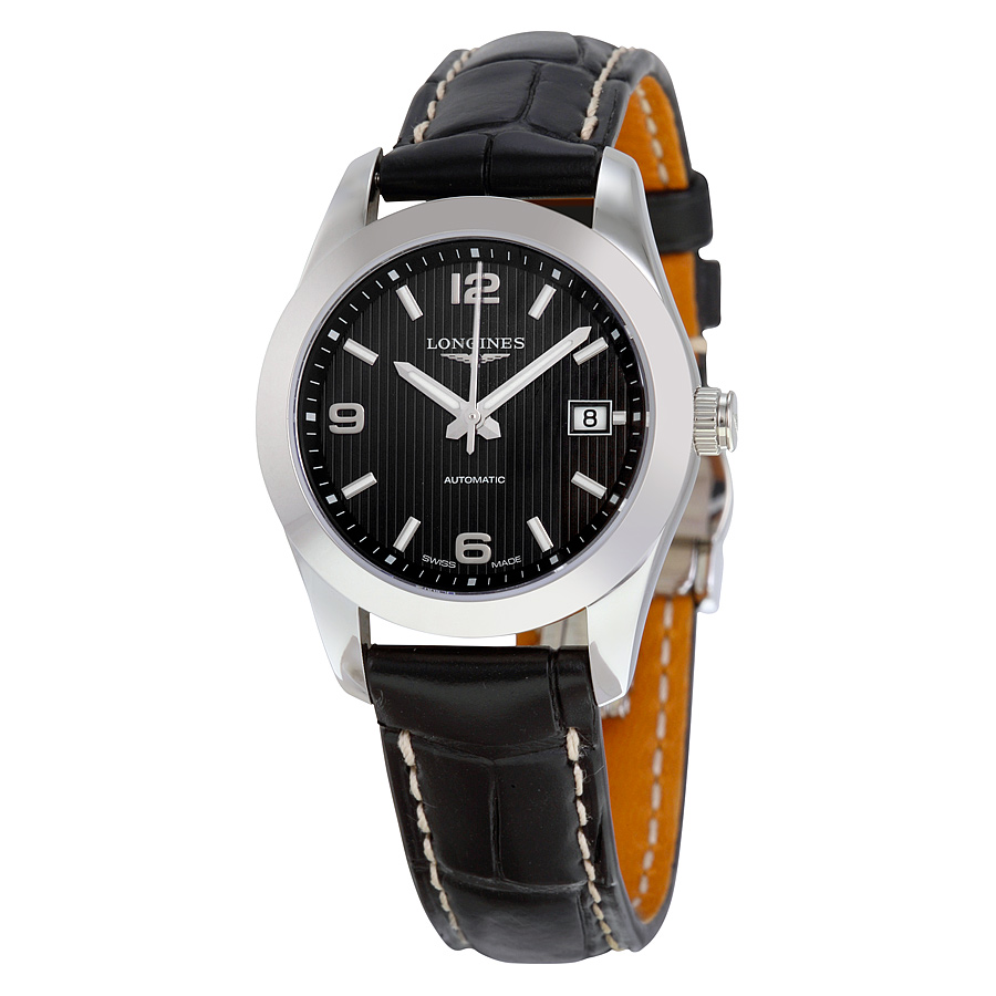 Longines L22854563 Elegance Gold Tone Automatic Lady's Watch