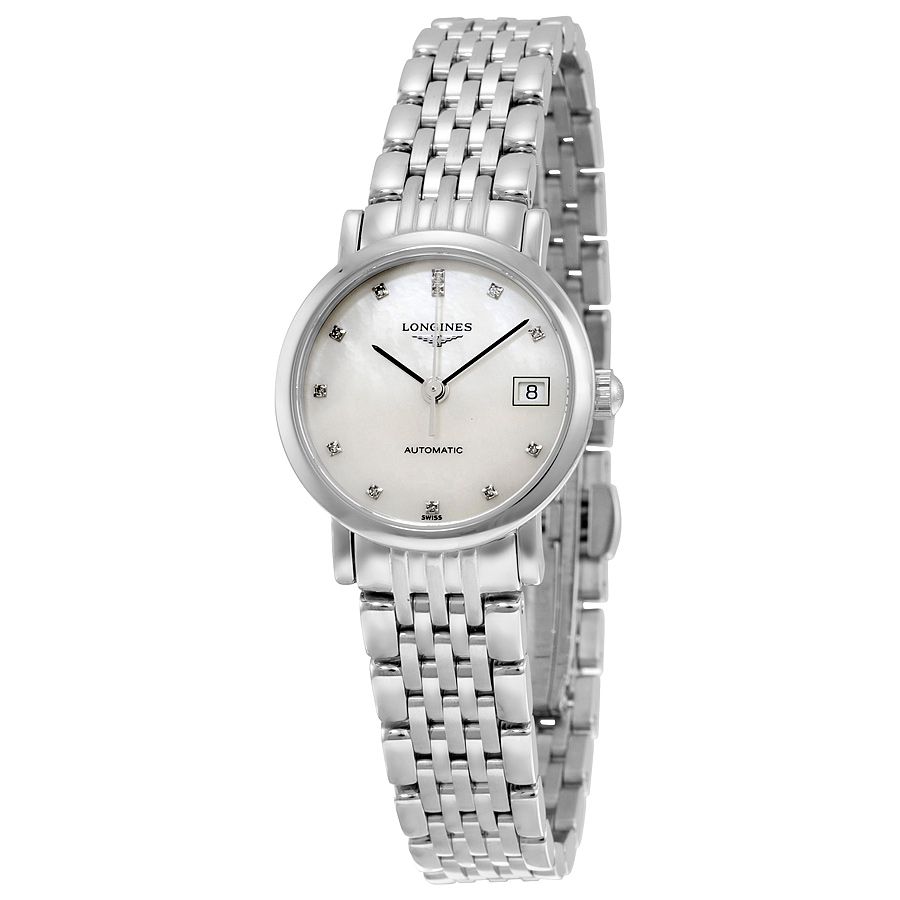 Longines L43094876 Classic Lady's Watch - Gold-Plated Case, White Dial, Quartz Movement