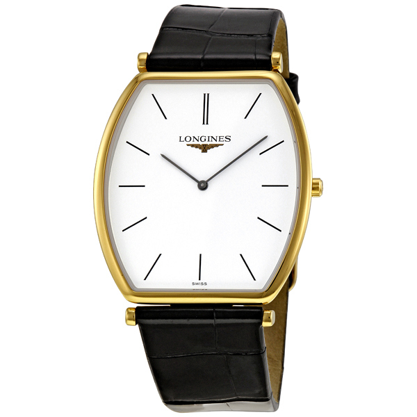 Longines Classic Automatic 41mm Steel Rose Gold Bezel Jet Black Dial Watch