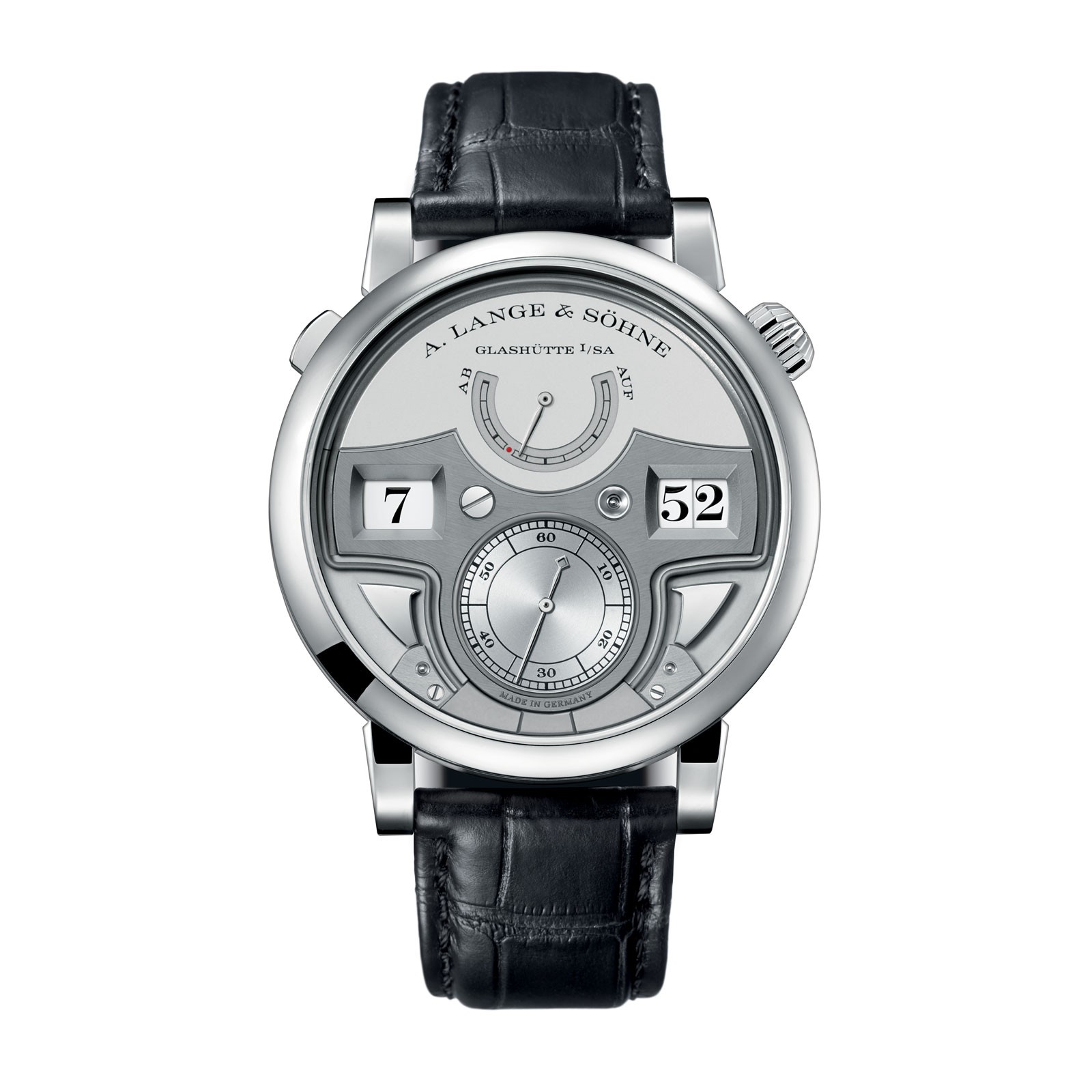 A. Lange & Sohne 147.025 Saxonia Manual Wind Silver Dial Watch