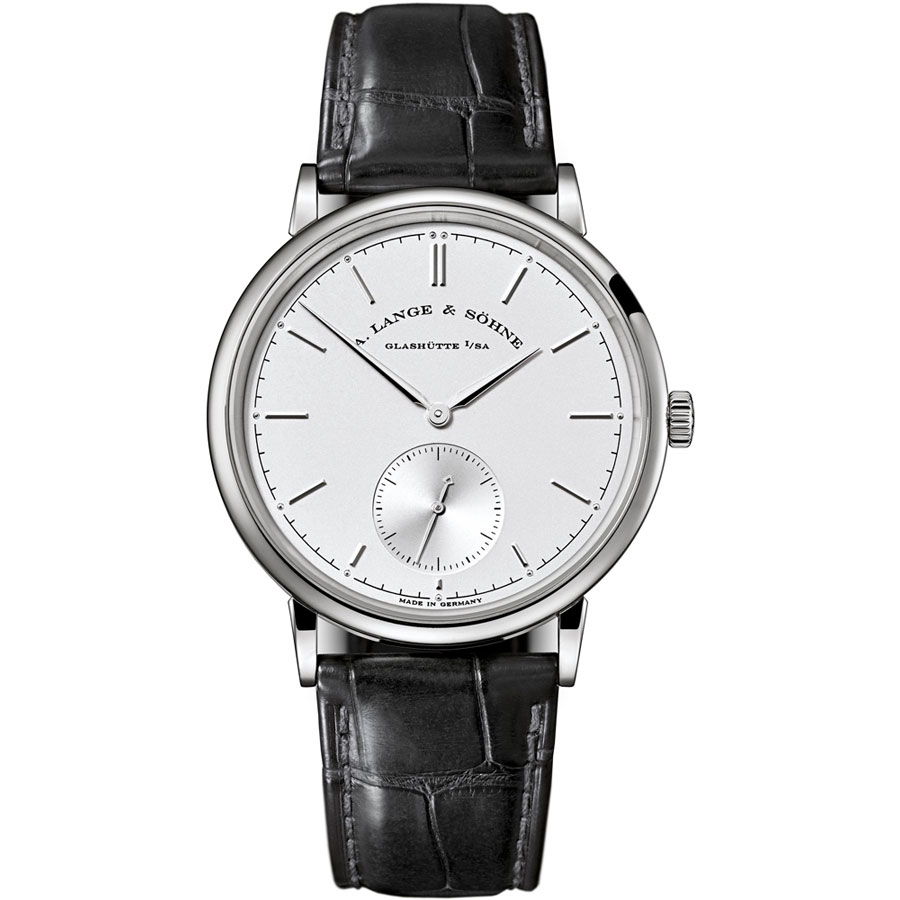 A. Lange & Sohne Silver Watch: Manual Winding Beauty, 380.026, Elegance Unveiled
