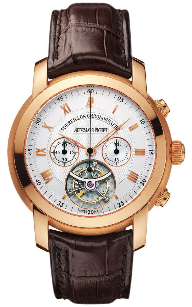 Replica Audemars Piguet Jules Audemars Ultra-Thin 18K Rose Gold Automatic Moon Phase Watch - Swiss Craftsmanship
