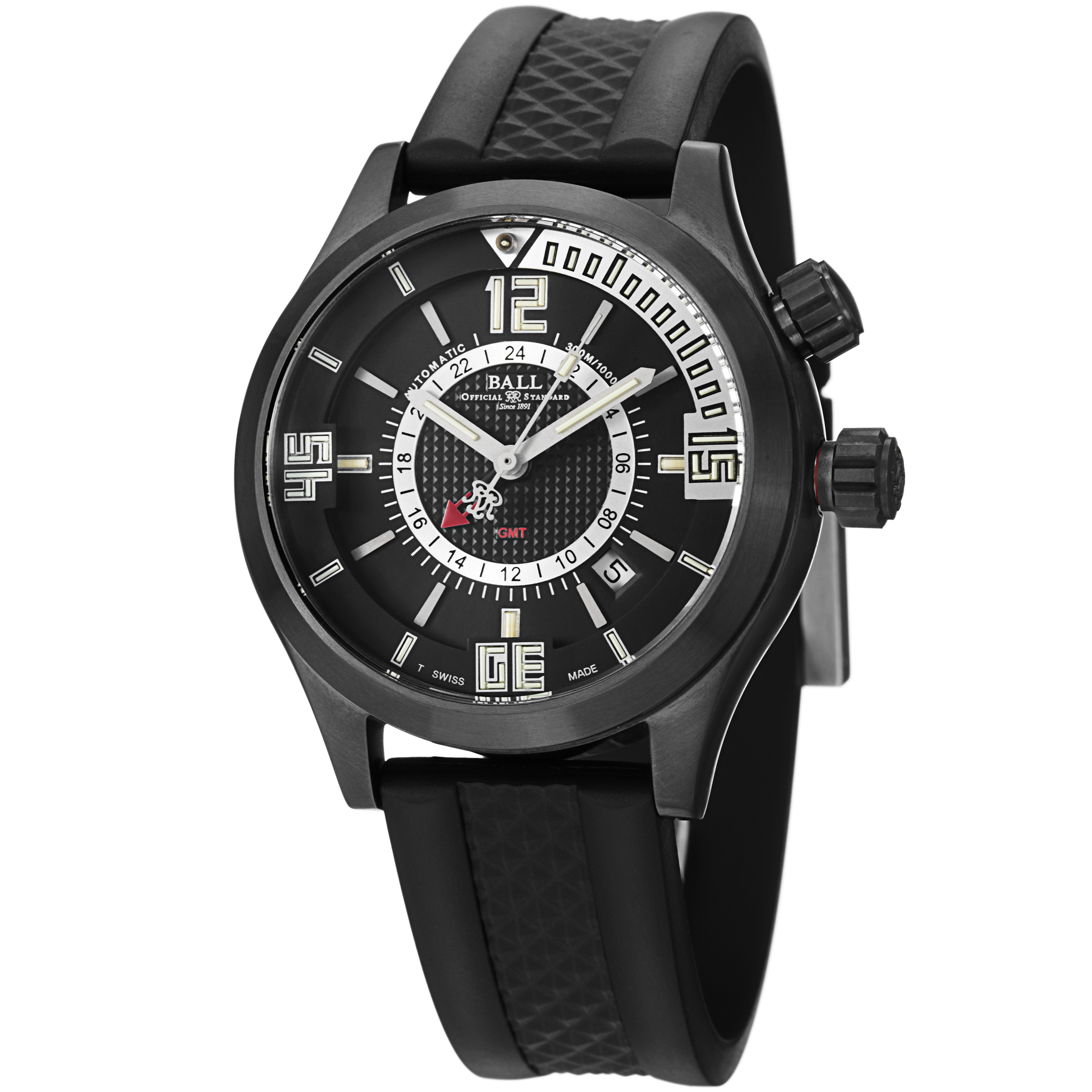Ball Engineer DG Automatic Black DLC Case 42mm Dive Watch - Imitation