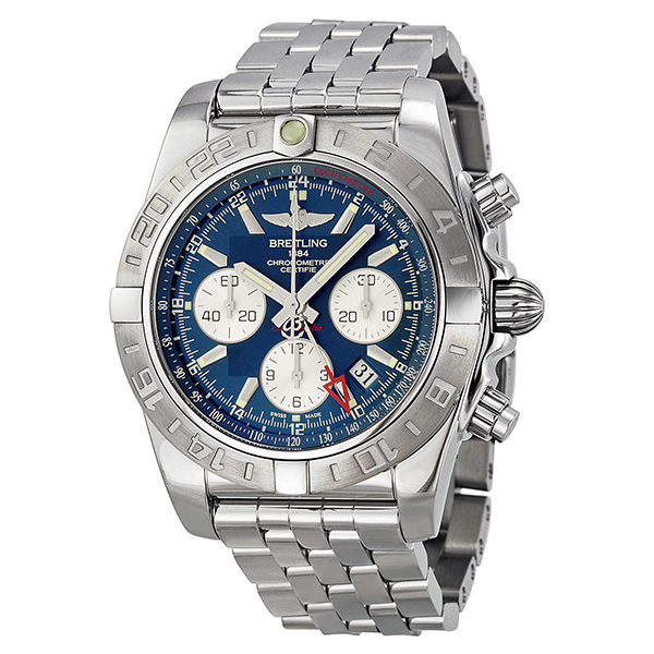 Breitling Chronomat AB042011/C851 375A Imitation Men's Chronograph Watch - Stainless Steel Case with Black Dial