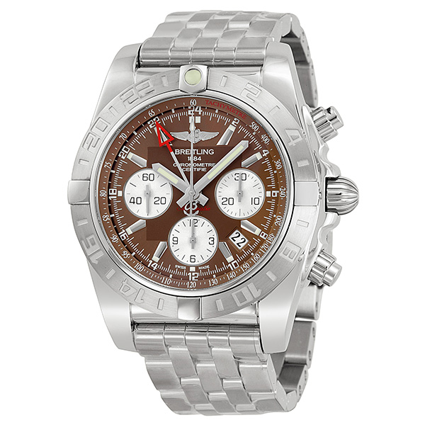 Breitling Chronomat AB042011 Imitation Steel Automatic Pilot Black Face Watch