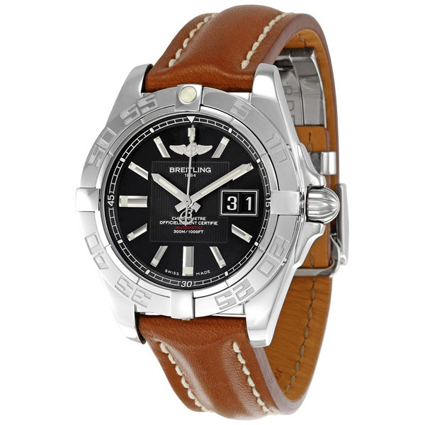 Breitling Galactic Swiss Automatic Jet Black Face 46mm reps Watch